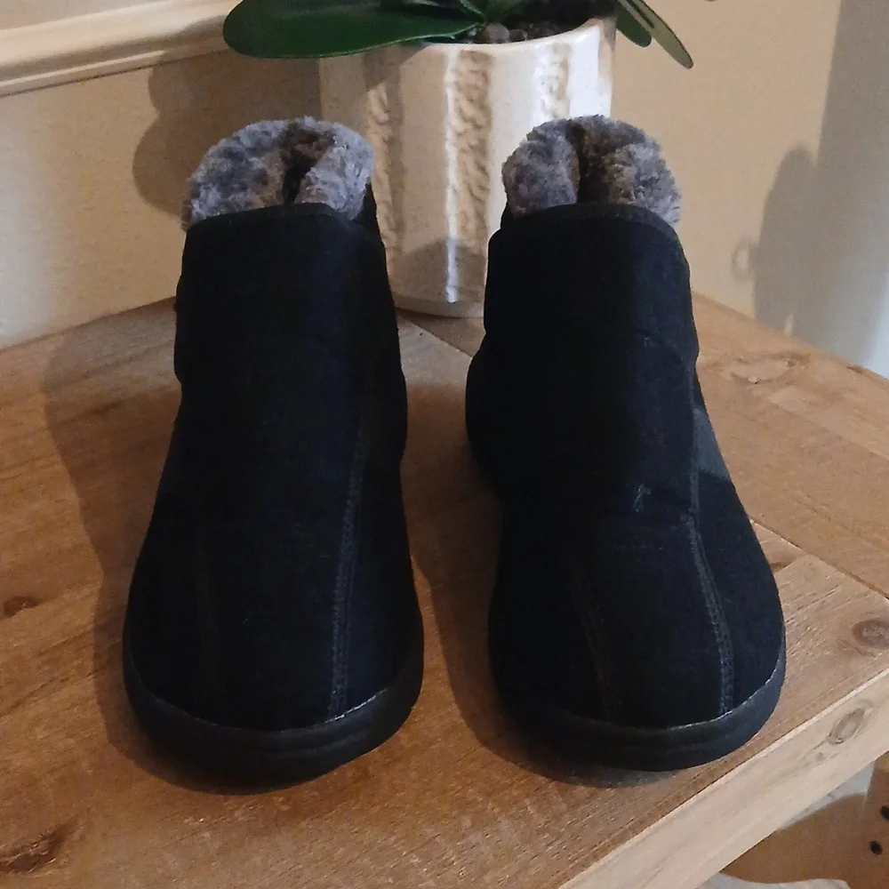 NWOT Women's FitVille Black Neuropathy Wide Feet Winter Boots. Size 9.5 - Picture 13 of 17